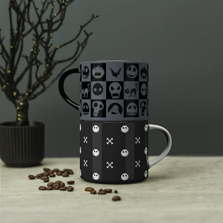 Zak Designs Ceramic Modern Mug Disney Mickey Mouse 15 oz Capacity Coffee Cup, Set of 2, Size: 3.9 inch x 5.44 inch x 3.36 inch