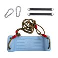 thumbnail image 3 of Milaget Swing Seat Set Adjustable Ropes Playset Rectangle 17x7inch Entertainment, 3 of 9