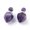 Amethyst (Silver Hook), variant on 1pc Natural Stone Perfume Bottle Pendants Gemstone Essential Oil Capacity: 1ml-Hematite (Silver Hook)