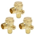 thumbnail image 3 of Válvula De Retención, Tamaño Estándar Conexión Hermética Válvulas De Rosca De 3 Resistente A La Corrosión 3 Piezas Prevención De Reflujo Para Compresor De Aire, 3 of 7