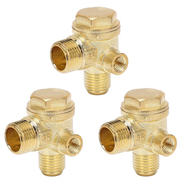 Válvula De Retención, 8 Mm, 16 Mm, 14 Mm, Fácil Instalación, Tamaño Estándar, 3 Piezas, Prevención De Reflujo, Válvulas De Rosca De 3 Para Compresor De Aire