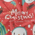 thumbnail image 2 of Coolnut Christmas Snowman Round Tablecloth 60", Waterproof Stain and Wrinkle Resistant Washable Decorative Table Covers for Kitchen Dining Tabletop Party Outdoor Picnic Christmas Decor, 2 of 7