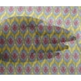 thumbnail image 4 of oneOone Viscose Chiffon Fabric Ogee Ikat Print Fabric By Yard 42 Inch Wide, 4 of 4