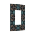 thumbnail image 2 of ZICANCN Outlet Covers Wall Plate, Seamless Flower Pattern Light Switch Cover Decorative, Duplex Toggle Combo 1-Gang, 2 of 9