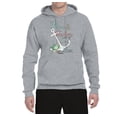 thumbnail image 2 of Hope is An Anchor For The Soul Hebrews 6:19 Inspirational/Christian Unisex Graphic Hoodie Sweatshirt, Heather Grey, Medium, 2 of 3