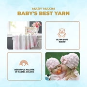Mary Maxim Baby’s Best Yellow Yarn Size 2 Yarn for Baby, Acrylic Nylon Blend, 171 Yards