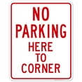 thumbnail image 1 of No Parking Here to Corner Sign,, 1 of 8