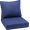 Blue, variant on Outdoor Deep Seating Cushion Set, 24" x 24", Waterproof & Fade Resistant Patio Furniture Cushions with Handle, Deep Seat and Back Cushion for Chair and Sofa (2,Blue)