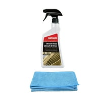Mothers Waterless Car Wash and Wax with a Microfiber Cloth, 24 oz