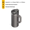 thumbnail image 3 of RTIC 16 oz Ceramic Lined Insulated Road Trip Travel Mug, Leak-Resistant Lid, Graphite, 3 of 9