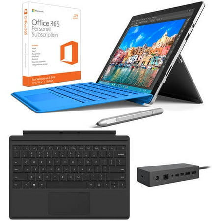 Microsoft Surface Pro 4 12.3" Tablet Intel Core m3 4GB/128GB Bundle