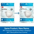 thumbnail image 4 of 3M Filtering Barrier Face Covering, One Size Fits All, 5/Pack, 4 of 13