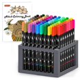 thumbnail image 1 of Shuttle Art Dual Tip Brush Pens Art Markers, 96 Colors Fine and Brush Dual Tip Markers Set with Pen Holder & 1 Coloring Book for Kids Adult Artist Coloring Calligraphy Journal Doodling Writing, 1 of 8