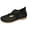 Black, variant on EKVAHL Women's Orthopedic Mesh Mary Jane Flats, Woven Walking Sneakers, Hook Loop Strap Summer Outdoor Daily Casual Trainers Brown