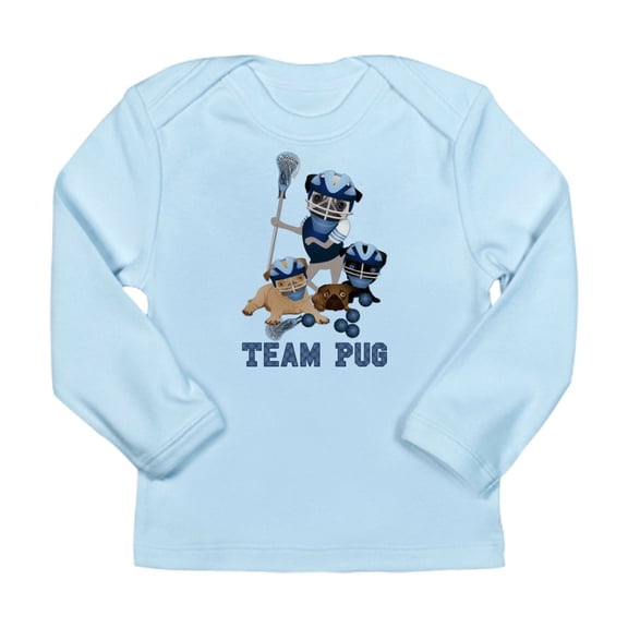 CafePress - Team Pug Lacrosse Ts An Long Sleeve Infant T Shirt - Long Sleeve Infant T-Shirt