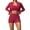 Red#208, variant on LIIPEE Women Outfits 3 Piece Solid Color Long Sleeve Jacket Sport Bar Tight Shorts Yoga Running Fitness Set Woman Classic Indoor Outdoor Wear Outfits,Blue,S