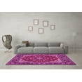 thumbnail image 3 of Ahgly Company Indoor Rectangle Medallion Pink Traditional Area Rugs, 5' x 8', 3 of 4