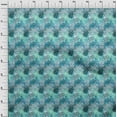 thumbnail image 4 of oneOone Viscose Chiffon Turquoise Green Fabric Animal Skin Sewing Craft Projects Fabric Prints By Yard 42 Inch Wide, 4 of 4