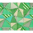 thumbnail image 5 of oneOone Cotton Flex Green Fabric Check Patchwork Sewing Craft Projects Fabric Prints By Yard 40 Inch Wide, 5 of 5