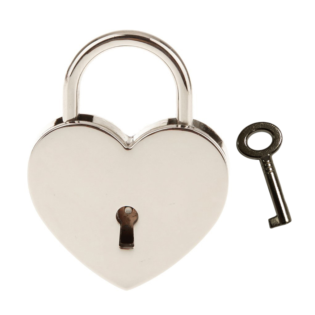 Heart Shaped Padlock Vintage Retro Key Padlock Scenic Wishing ...