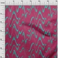 thumbnail image 3 of oneOone Cotton Silk Magenta Fabric Geometric Sewing Craft Projects Fabric Prints By Yard 42 Inch Wide-QS, 3 of 5