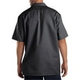 thumbnail image 2 of Dickies 2574 Short Sleeve Work Shirt - Charcoal - XL, 2 of 9