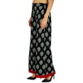 thumbnail image 3 of Amoghah Cotton Palazzo Floral Womens Wear Elastic Waist Wide Leg Custom Pants, 3 of 5