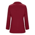thumbnail image 4 of MOJOGO Women's Blazer Dresses Long Sleeve Double Breaste Lepal Jackets Office Party Dress Trendy Fall Spring Fall Outfits Wine L, 4 of 7