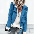 thumbnail image 2 of Fesfesfes Women Jacket Long Sleeve Open Front Short Outwear Zipper Jacket Coat Top Under $10, 2 of 6