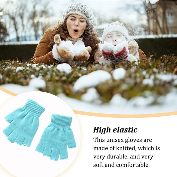 Light blue mittens deals
