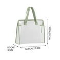 thumbnail image 3 of A4 Handheld Exam Paper Storage Transparent Tutorial Bag Large Capacity Thickened Document Bag Waterproof File Organizer for Primary and Middle School Students, 3 of 4