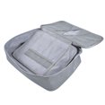 thumbnail image 4 of File Safe Organizer, Large Capacity Security Protection Fireproof Document Bag Easy To Carry Sturdy  For Travel For Office For Home Black,Silver, 4 of 8