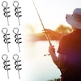 thumbnail image 4 of Fishing Spring Twist Locks Steel Pin Crank Crank Hooks Fishing Hooks Replaceable Lure Bait Spring Hooks, 20pcs, 4 of 7
