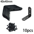 thumbnail image 3 of Goodhd Support de Meuble en Fer à Angle Droit en Forme de L 10 Pcs, 3 of 6