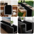 thumbnail image 6 of Black Table Runner 72 Inches Long, Modern Geometric Abstract Art Aesthetics Kitchen Coffee Dining Table Decoration for Home Party Birthday Wedding Home Decor 14x72 Inches, 6 of 8