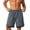 ZA-Gray shorts men, variant on Men's Running Shorts with Zipper Pockets Big and Tall Quick Dry Athletic Shorts Elastic Drawstring Waist for Gym Workout Sky Blue XL