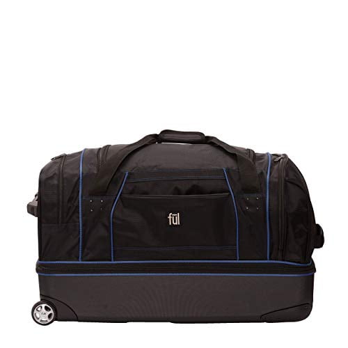 split rolling duffel bags