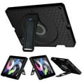 thumbnail image 3 of ELEHOLD for iPad Pro 11 inch 2022/2021/2020/2018 Rugged Case, Heavy Duty Protection Hand Strap Built-in Kickstand Crossbody Shoulder Strap Shockproof Case for iPad Pro 11 inch,Black, 3 of 10