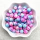 thumbnail image 4 of New 4/6/8/10mm Pattern Round Glass Beads Loose Spacer Beads for Jewelry Making DIY Bracelet Necklace Accessories, 4 of 5