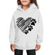 thumbnail image 1 of Sudaderas con capucha para niños y niñas, sudaderas casuales de manga larga, lindas sudaderas de gran tamaño con bolsillo de polar, chaquetas para niñas, 1 of 4