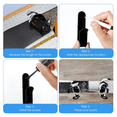 thumbnail image 5 of 2 Pcs Horizontal Snowboard Wall Racks, Wall Mount Clips Storage Hanger Display Rack SKi Board Storage, 5 of 5