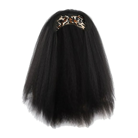 〖DOPI〗Straight Headband Wig For Black Women Long Straight Wig With Black Headband