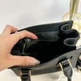 thumbnail image 4 of Michael Kors Hamilton XS Small Black Leather Crossbody Satchel, 4 of 6