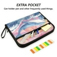 thumbnail image 2 of 13 Individual Pockets Organ Folder Waterproof A4 Size File Folder Home Work Office Categorized Storage File Manager Blue Whale Castle, 2 of 7