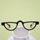 thumbnail image 2 of Gafas de tirachinas de plástico con forma de ojo de gato para hombres y mujeres, delgadas, con presbicia, gafas retro, lentes de resina de alta definición, 2 of 5