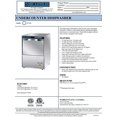 thumbnail image 5 of Blakeslee UC-18 Undercounter High-Temp Dishwasher, 5 of 8