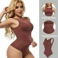 thumbnail image 2 of ANYFIT WEAR Backless Crew Neck Thong Bodysuit Shapewear for Women Full Body Shaper Tummy Control Butt Lifting Seamless Slimming Tank Top, 2 of 7