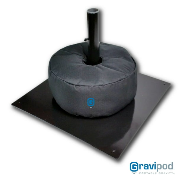 Gravipod 14 Round Umbrella Base Weight Bag Up To 50 Lbs Walmart Com Walmart Com