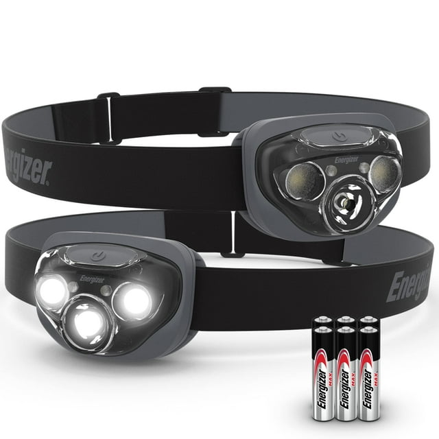 Linterna frontal Energizer LED PRO (paquete de 2) IPX4 resistente al agua