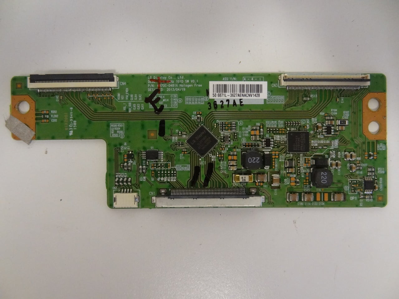 Sceptre X505BVFMQC TCon Board (6870C0481A) 6871L3627A